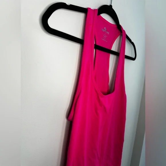 Women’s Pink 20 Degree Key Hole Tank Top Work Out Gym Athletic Active Wear XL - Picture 2 of 8